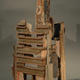 Hulme 5 Tower | | 61 x 28cm | stoneware clay extrusions and printed paper clay Hulme 5 Tower