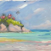 Rocky Outcrop sea sun 2012