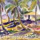 East End Palms | £65 | 40 x 50cm | watercolour East End Palms