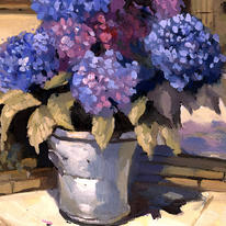 Blooms in a Bucket