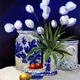 Blue Delft Tulips | | | Oil Blue Delft Tulips