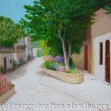 Down the Lane - Acrylics on Canvas