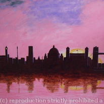 London Skyline at Sunset