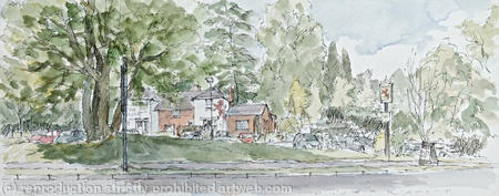 The Red Lion on the way to Welwyn
