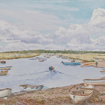 Looking toward Blakeney from Morston Quay