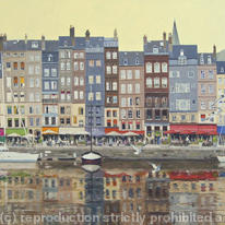 The harbour at Honfleur, France.