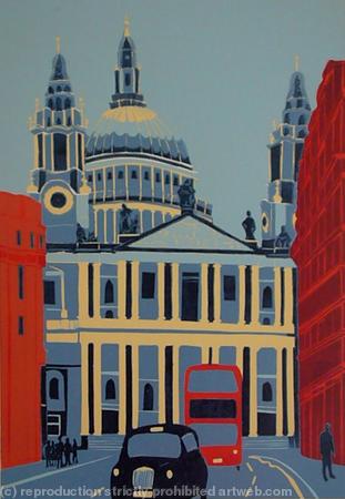 St Paul's Cathedral from Ludgate Hill