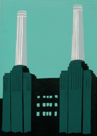 Battersea Power Station (turquoise)