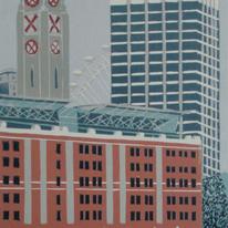 Oxo Tower Building (with the London Eye)
