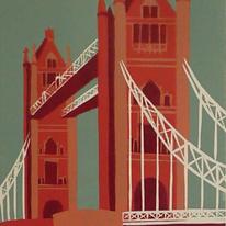 Tower Bridge (burgundy)