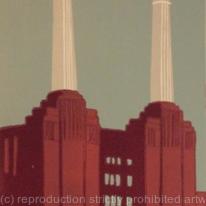 Battersea Power Station (burgundy)