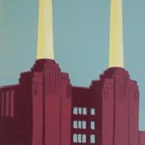 Battersea Power Station (aubergine)