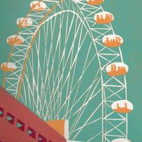 The London Eye (teal)