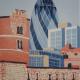 The Tower of London with Swiss Re Building