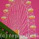 The London Eye (on pink)