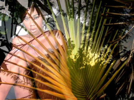 a girl in the bush