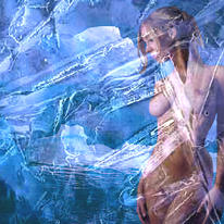 seen through ice