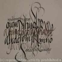 Black  Silver Alphabet