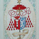 Cardinal Basil Hume… | | 85 x 60cm | Raised gold leaf gouache on stretched Vellum Cardinal Basil Hume…