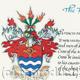 Fire Brigade Coat of… | | | Gouache on stretched Vellum Fire Brigade Coat of…