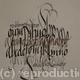 Black Silver Alphabet | | 120 x 120cm | Sumi Ink & Silverleaf on Paper Black Silver Alphabet