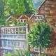 Back garden | | 40 x 30cm | Oil on canvas Back garden