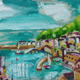 View of harbour | £150 | 60 x 40cm | Oil on canvas View of harbour