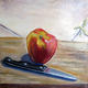still-life with apple