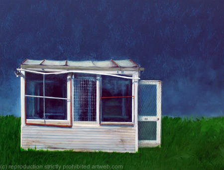 Prize Winning Shed Painting
