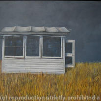 Shed with Autumn Grass