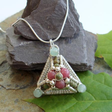 Rhodonite Pyramid