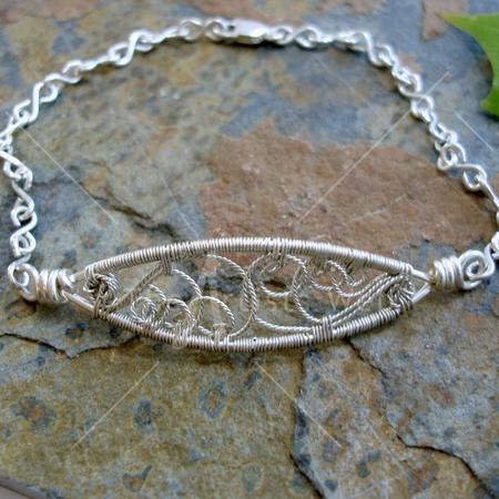 Filigree Bracelet - single chain
