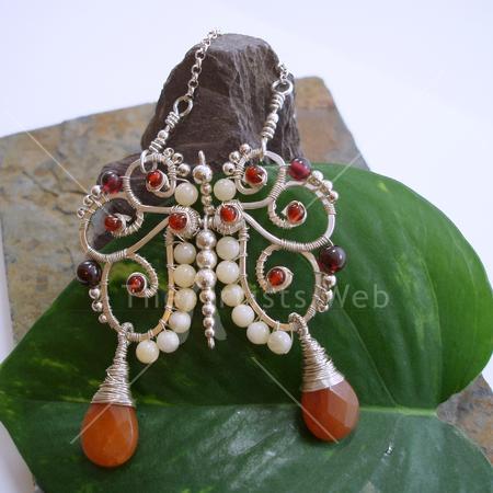 Cirrus Butterfly necklace