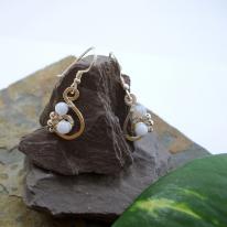 Blue Lace Cirrus earrings