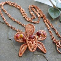 Orchid Flower Necklace