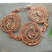 Boudica - Triple Celtic Disc bracelet