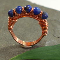 Kiss Kross Ring - Lapis Lazuli