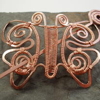 Butterfly Hair Barrette or Shawl pin