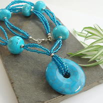 Turquoise Multi Strand necklace