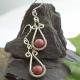Droplet earrings - Rhodonite | ¥1100 | | Rhodonite and silver Droplet earrings - Rhodonite