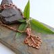 Skeleton leaf pendant…