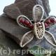 Orchid Flower brooch