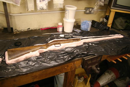 Mould making for Animus flux Solo Show @ Churchills of Dereham