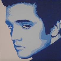Elvis in Blue