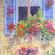 Blue Shutters | £40 | 17 x 24cm | Watercolour Blue Shutters