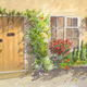 Stockbridge Cottage | £50 | 28 x 24cm | Watercolour Stockbridge Cottage