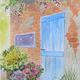 Weathered Doorway 1 | £40 | 16 x 24cm | Watercolour Weathered Doorway 1
