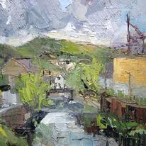 Study-Gasometer River Irwell 