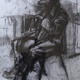 ewan study | | | charcoal ewan study