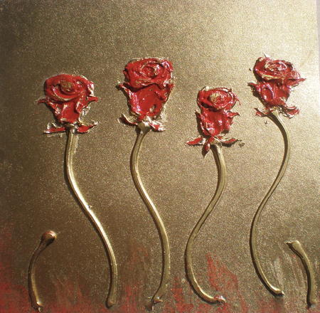 Four Red Roses